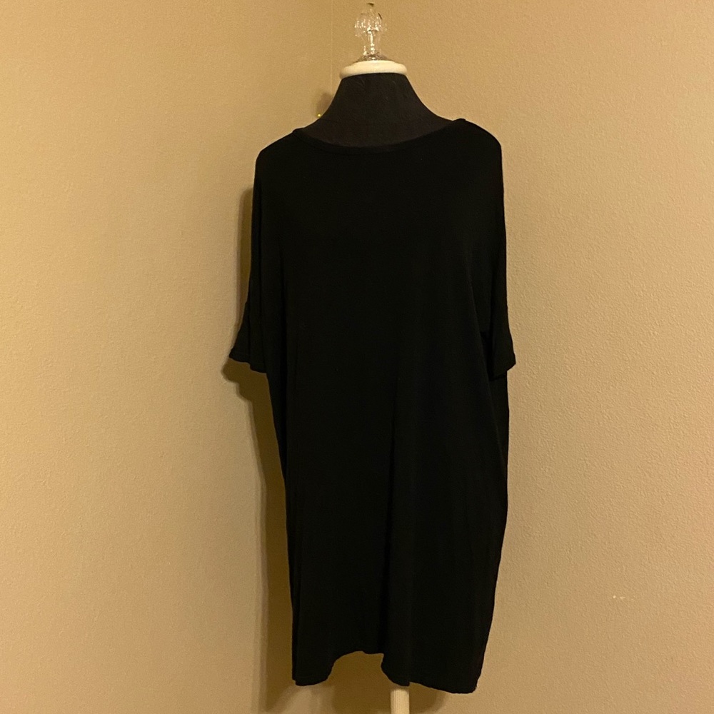 ASOS Tee Shirt Dress with Dolman Sleeves in Black 💜🦭